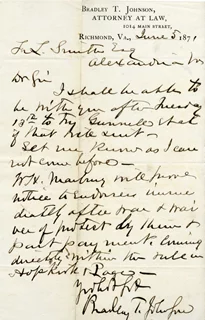 Bradley Tyler Johnson autograph