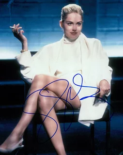 Sharon Stone autograph