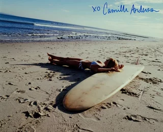 Camille Anderson autograph