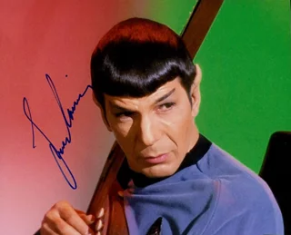 Leonard Nimoy autograph