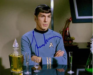 Leonard Nimoy autograph