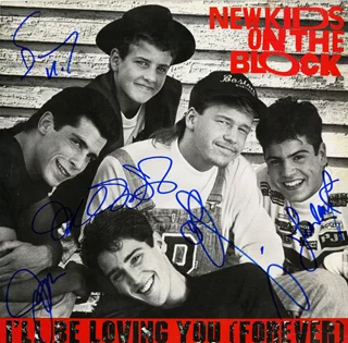 New Kids On The Block autograph