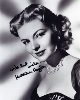 Kathleen Hughes autograph