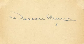 Wallace Beery autograph