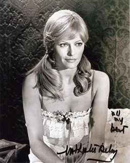 Nathalie Delon autograph