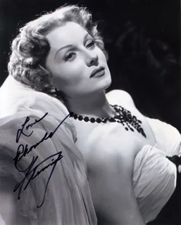 Rhonda Fleming autograph