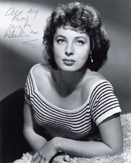 Rita Gam autograph