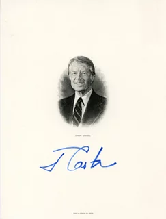 Jimmy Carter autograph