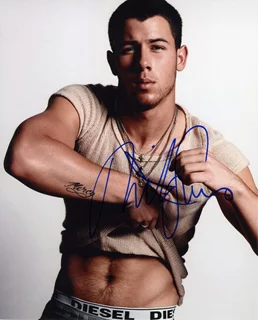 Nick Jonas autograph