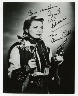 Gail Davis autograph