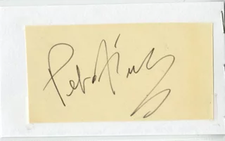 Peter Finch autograph