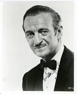 David Niven autograph