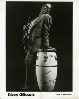 Dizzy Gillespie autograph