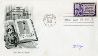 Menachem Begin autograph