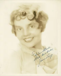 Jeanie Lang autograph