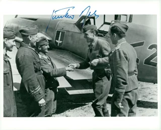 Gunther Rall autograph