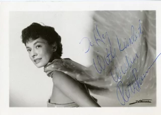 Ruth Roman autograph
