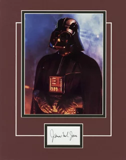 Darth Vader autograph