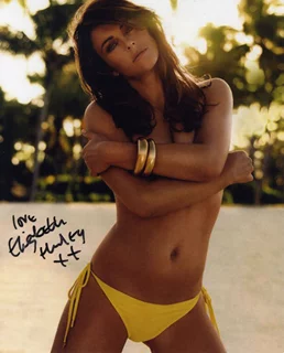 Elizabeth Hurley autograph
