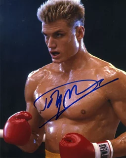 Dolph Lundgren autograph