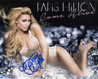 Paris Hilton autograph