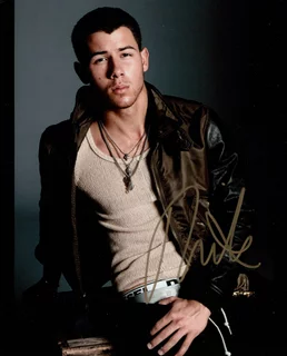 Nick Jonas autograph