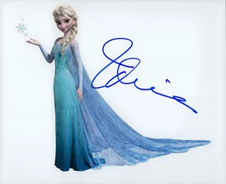 Idina Menzel autograph