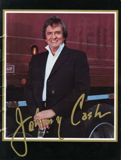 Johnny Cash autograph