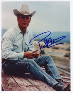 Paul Newman autograph