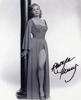Rhonda Fleming autograph