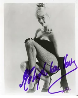 Monique Van Vooren autograph