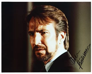 Alan Rickman autograph
