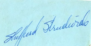 Shepperd Strudwick autograph