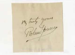 Roland Young autograph