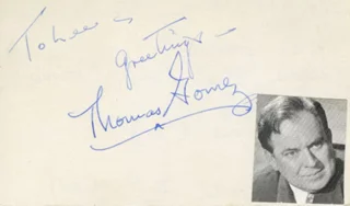 Thomas Gomez autograph