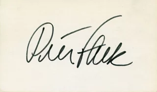 Peter Falk autograph