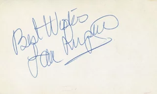 Ida Lupino autograph