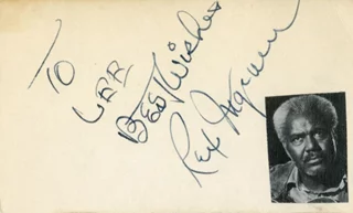 Rex Ingram autograph
