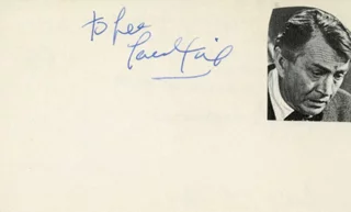 Paul Fix autograph