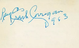 Ray 'Crash' Corrigan autograph