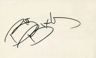 Bill Bixby autograph