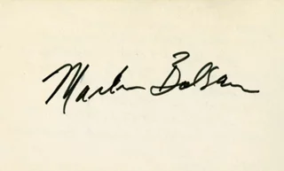 Martin Balsam autograph