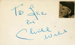 Chill Wills autograph