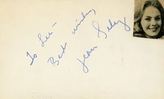 Jean Seberg autograph