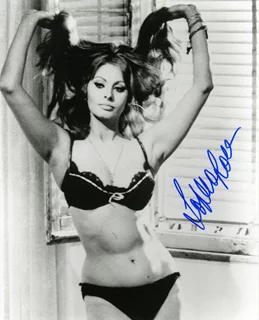 Sophia Loren autograph