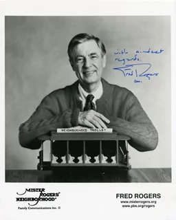 Fred Rogers autograph