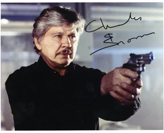 Charles Bronson autograph
