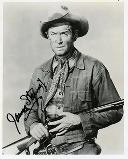 James Stewart autograph