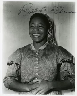 Butterfly McQueen autograph
