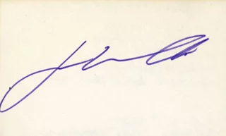 John Travolta autograph